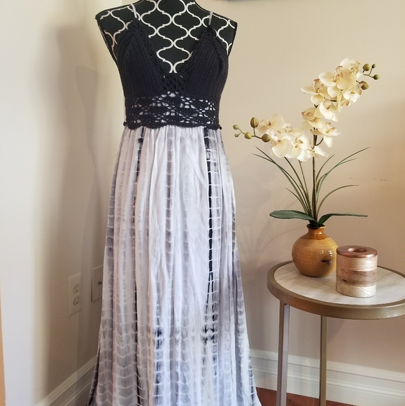 Tiedye crochet maxi dress - Picture 4 of 4